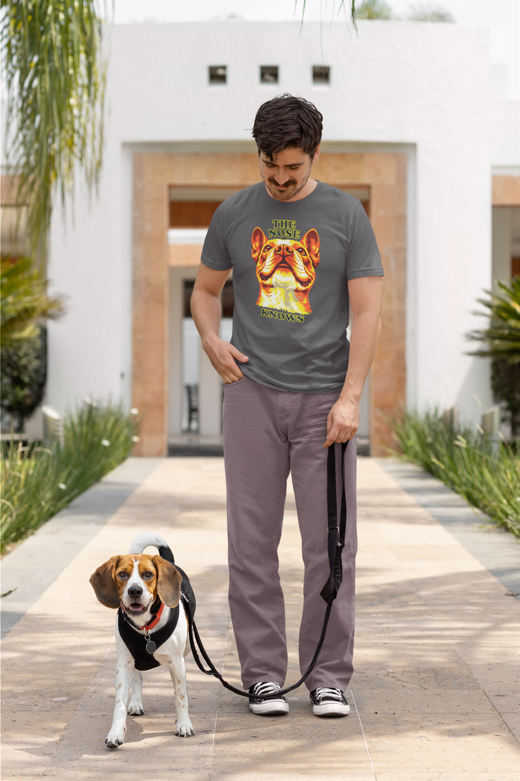 Frenchie Lovers T-Shirt - "The Nose Knows"
