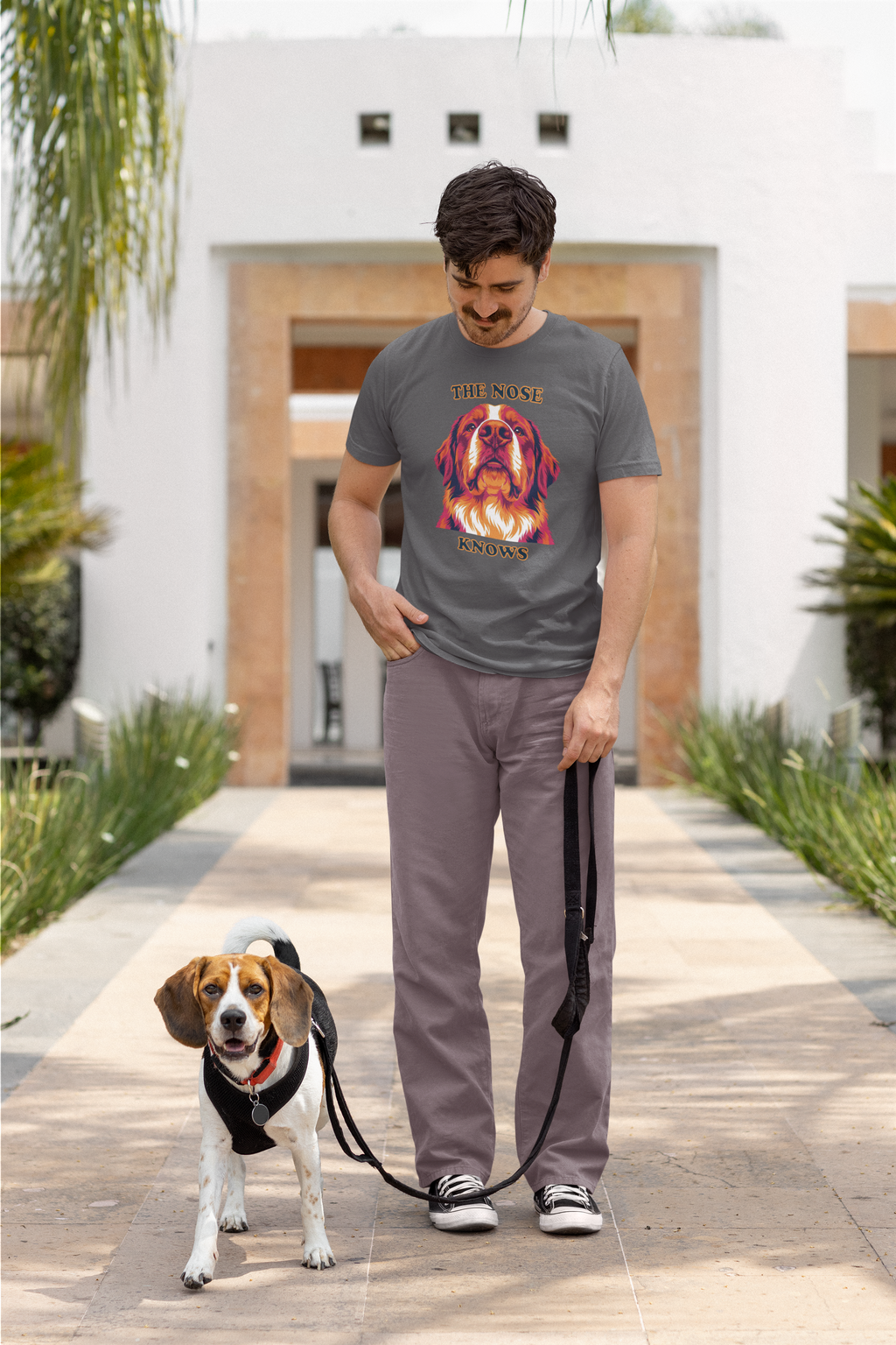 Bernese Mountain Dog Lovers T-Shirt - "The Nose Knows"