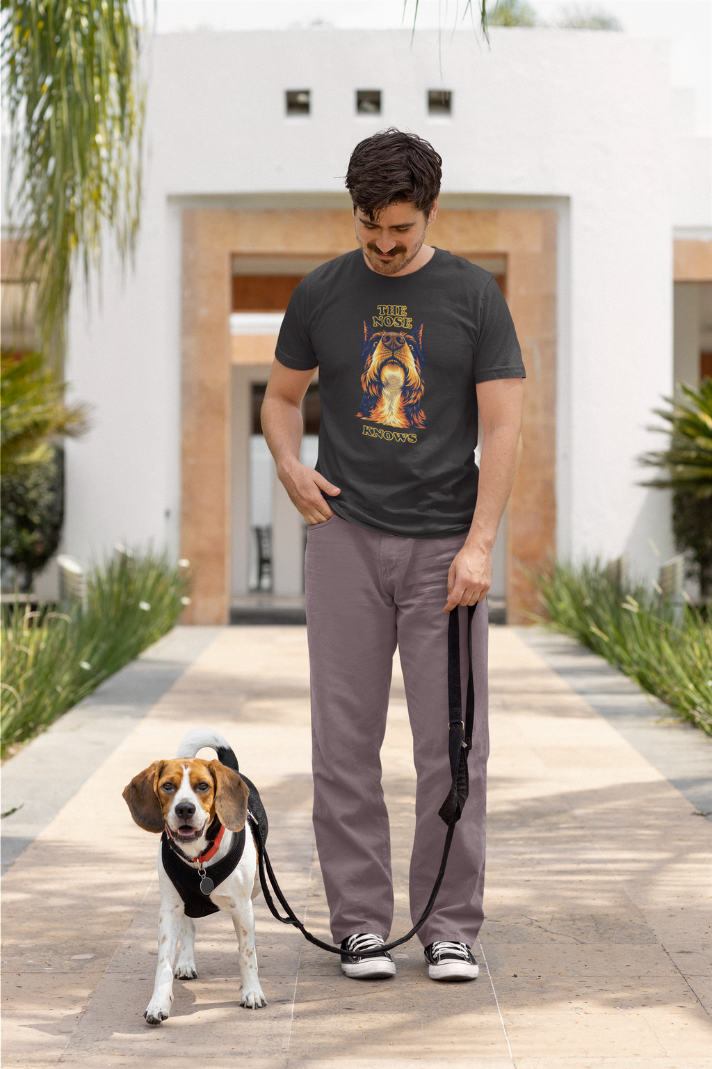 Schnauzer Lovers T-Shirt - "The Nose Knows"