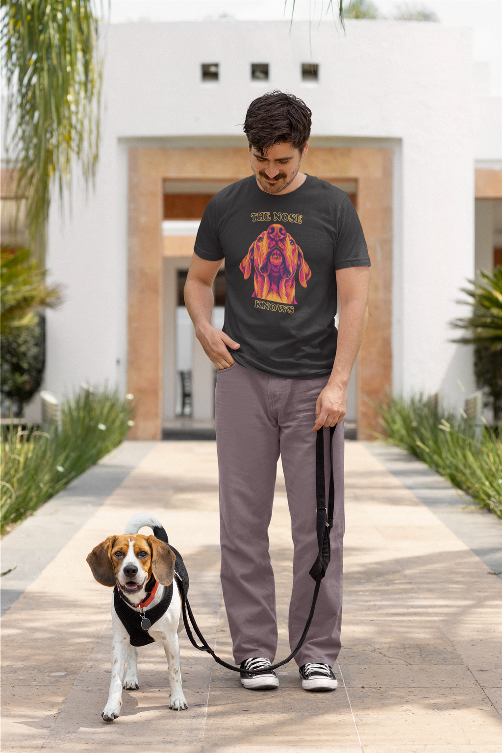 Great Dane Lovers T-Shirt - "The Nose Knows"