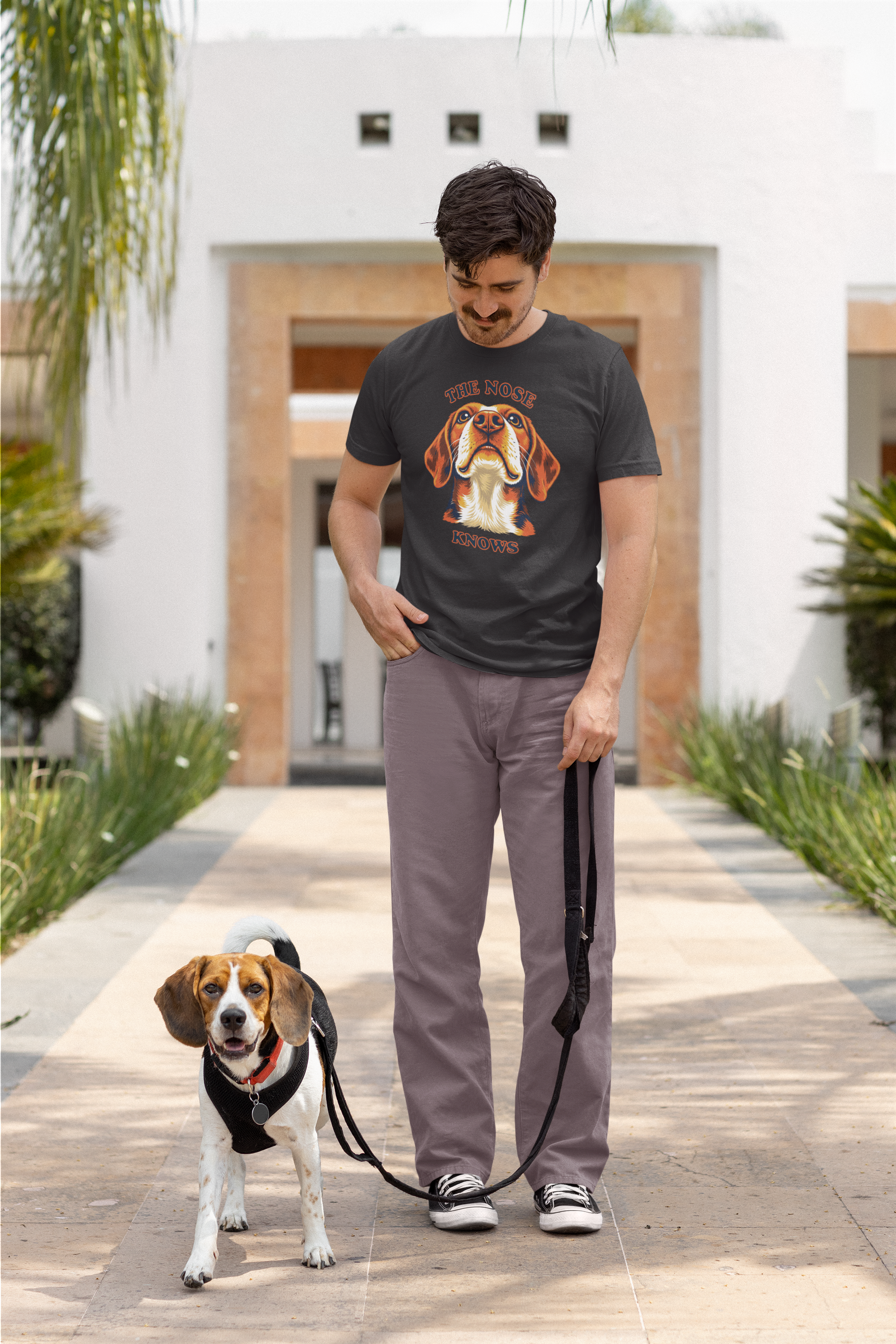 Beagle Lovers T-Shirt - "The Nose Knows"