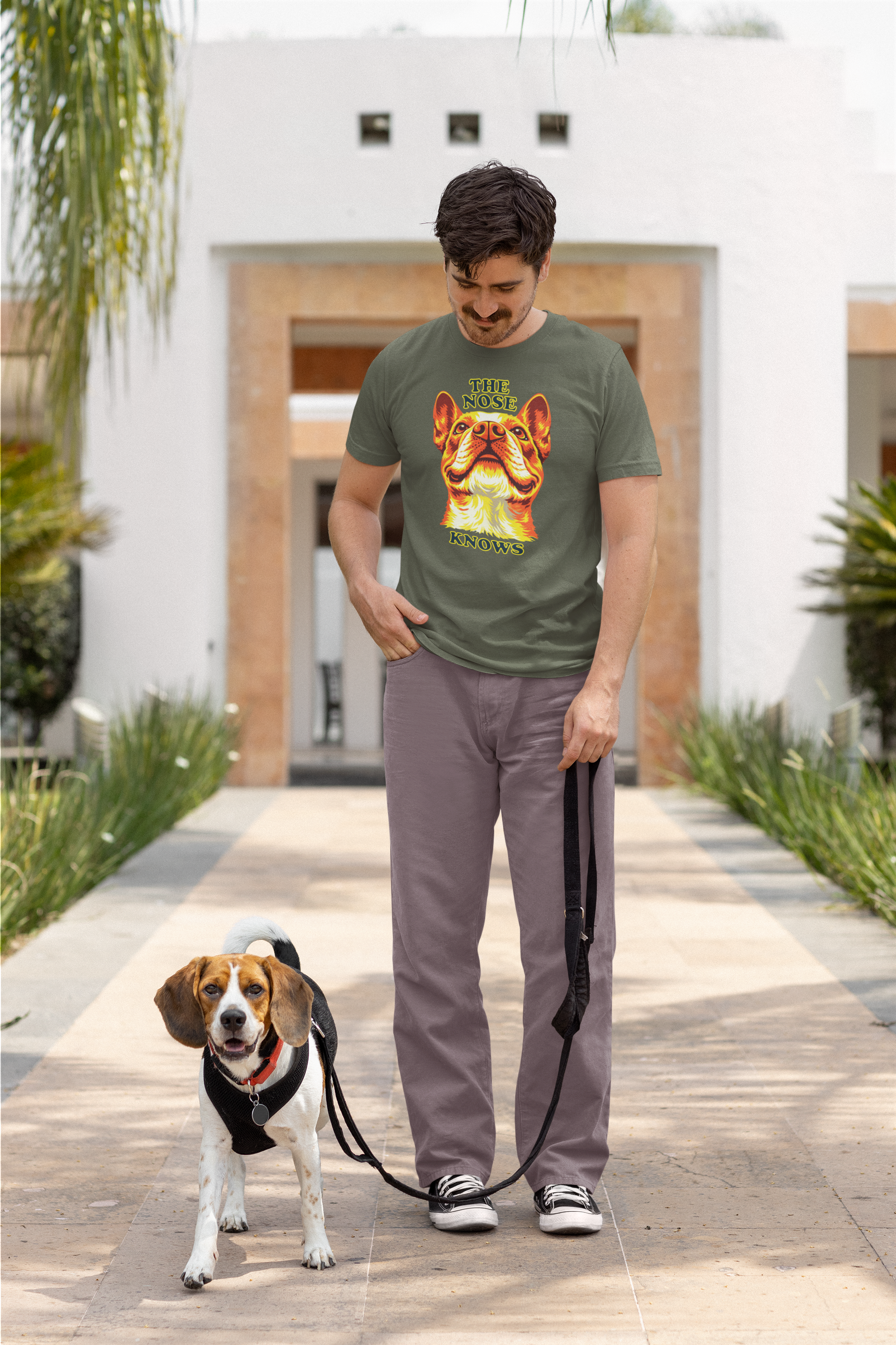 Frenchie Lovers T-Shirt - "The Nose Knows"