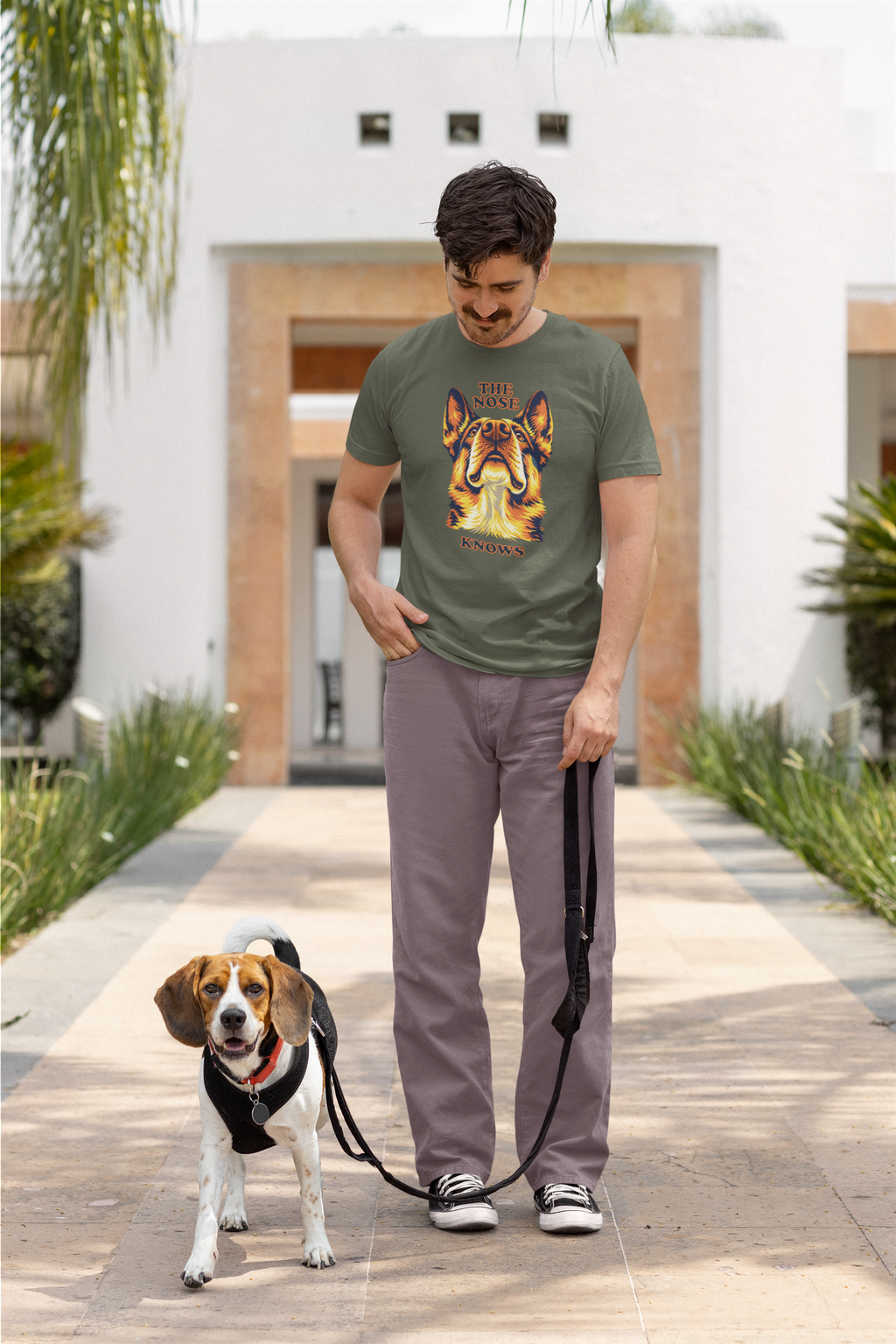 German Shepard Lovers T-Shirt - "The Nose Knows"