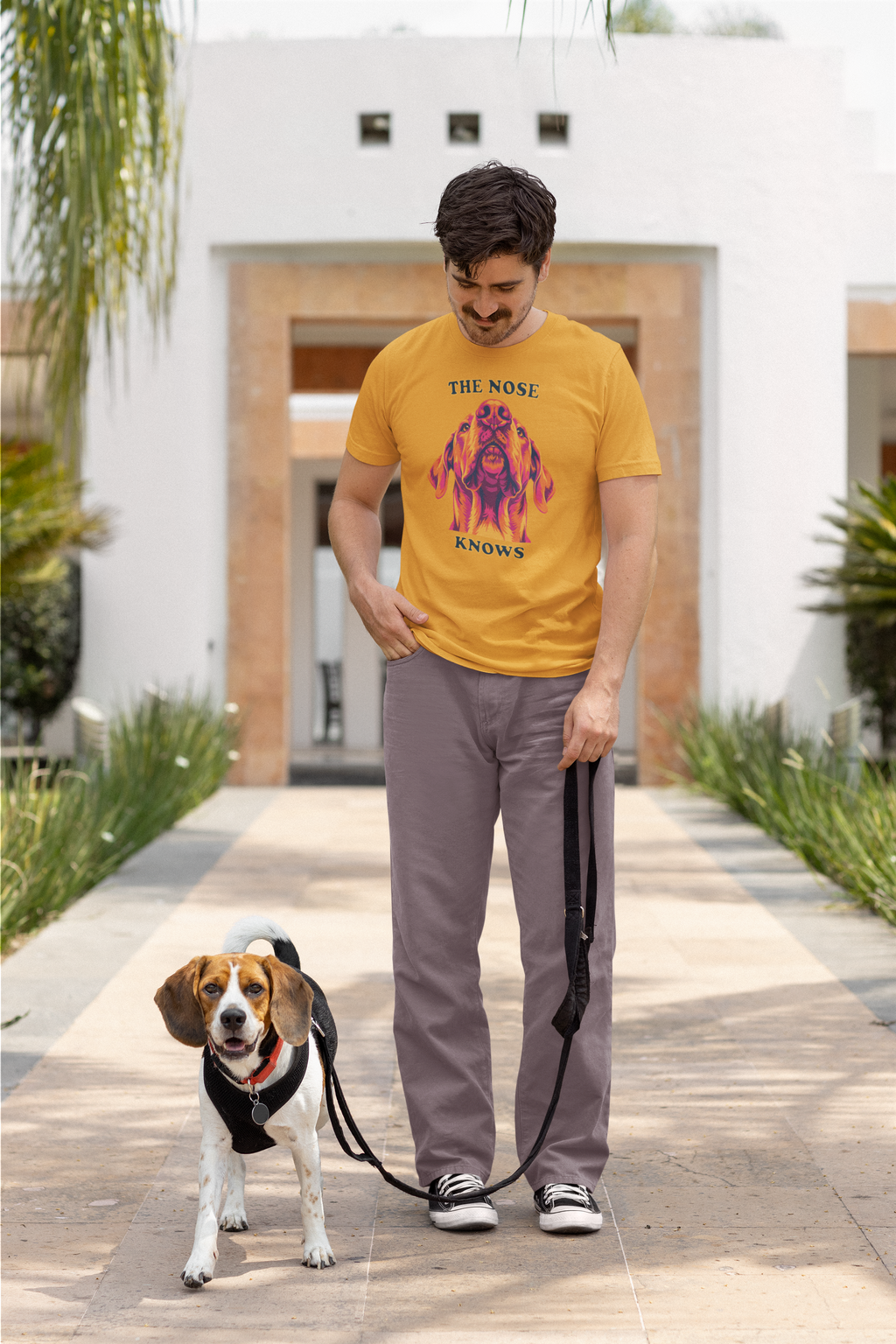 Great Dane Lovers T-Shirt - "The Nose Knows"