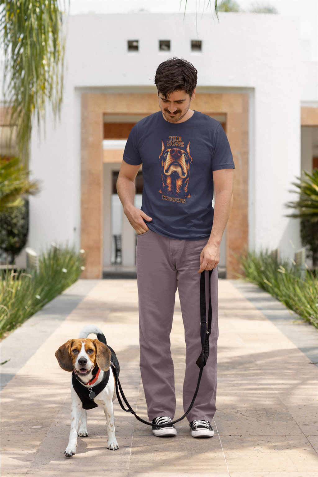 Doberman Lovers T-Shirt - "The Nose Knows"