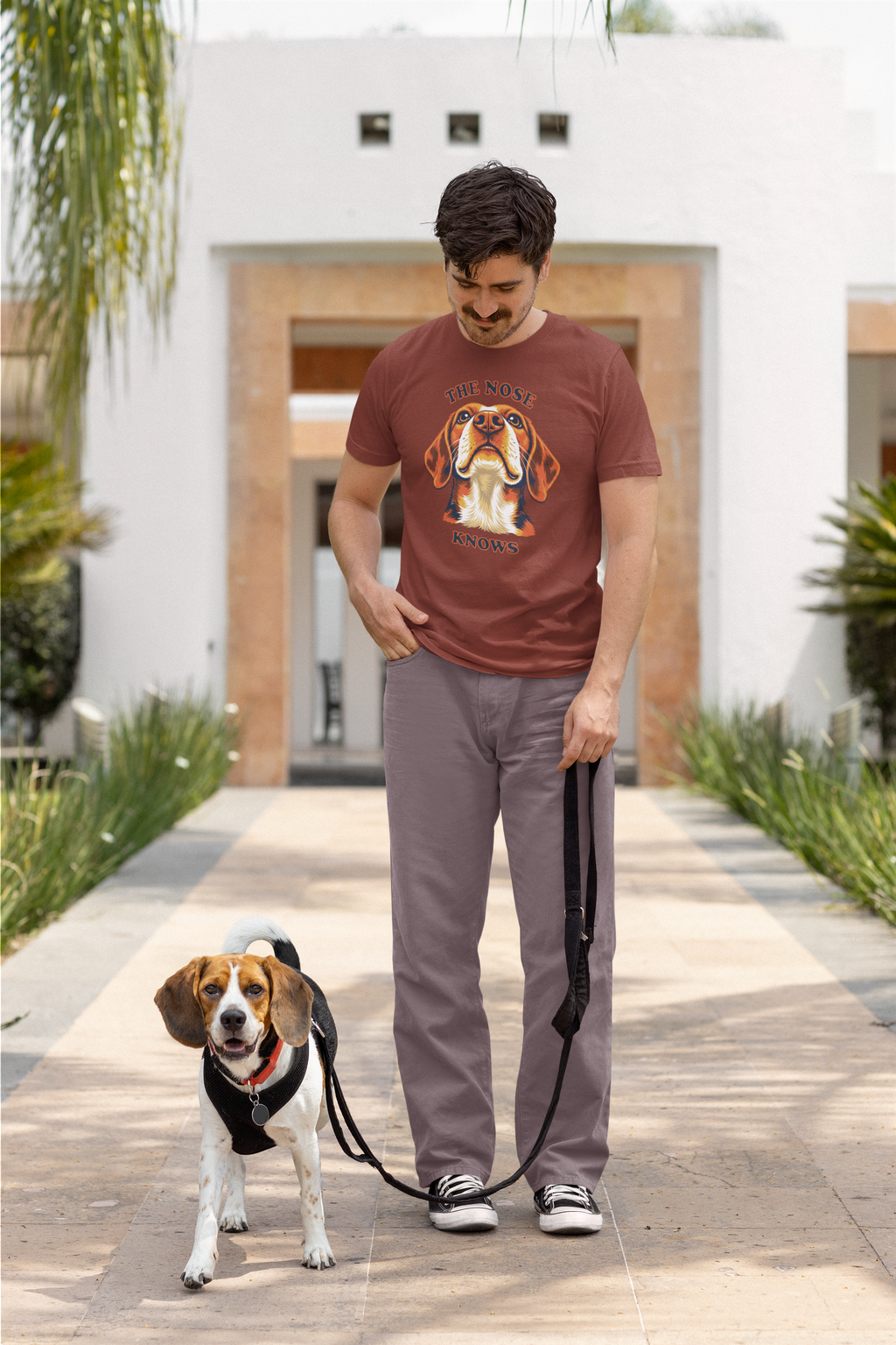 Beagle Lovers T-Shirt - "The Nose Knows"