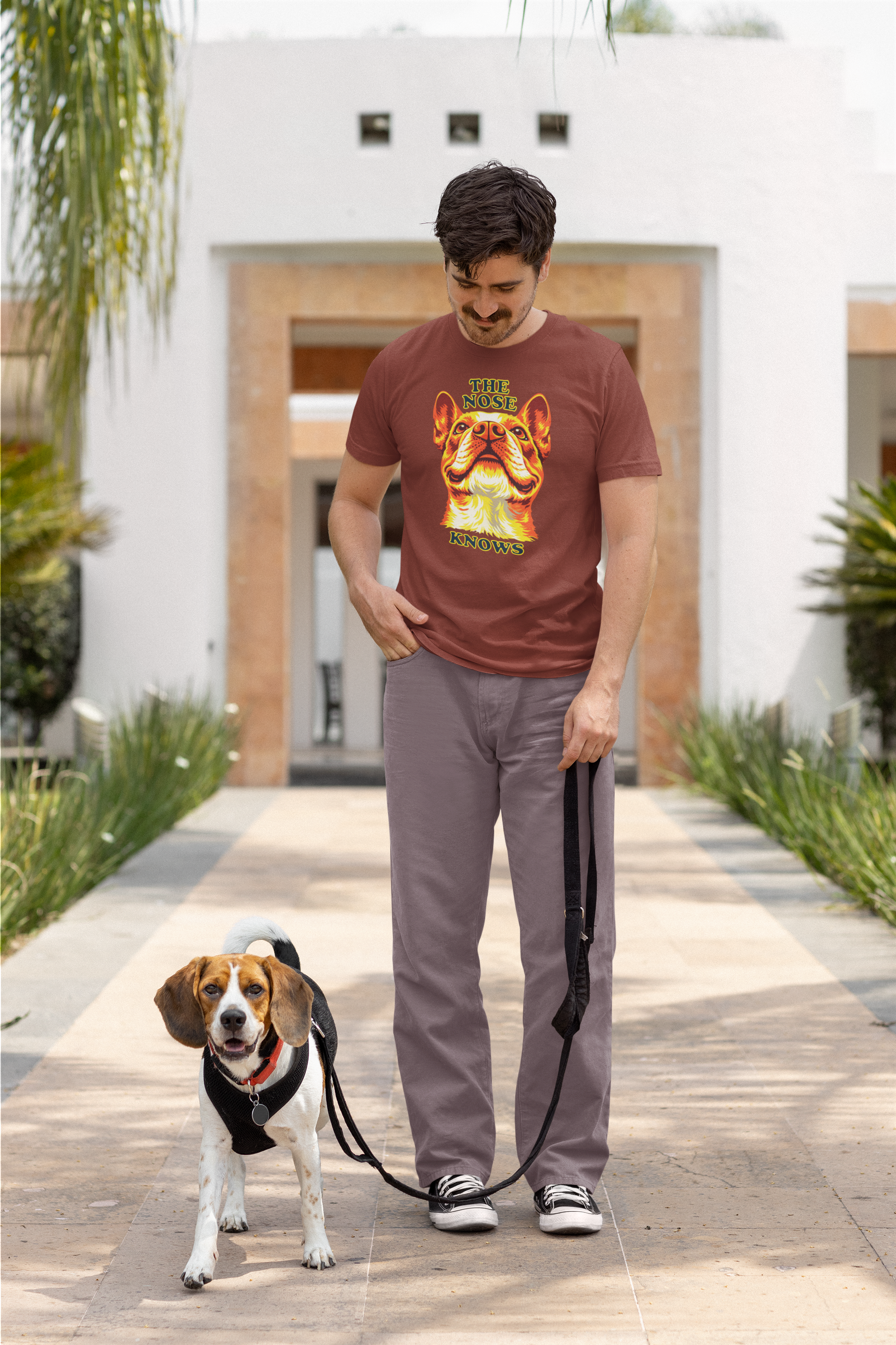 Frenchie Lovers T-Shirt - "The Nose Knows"