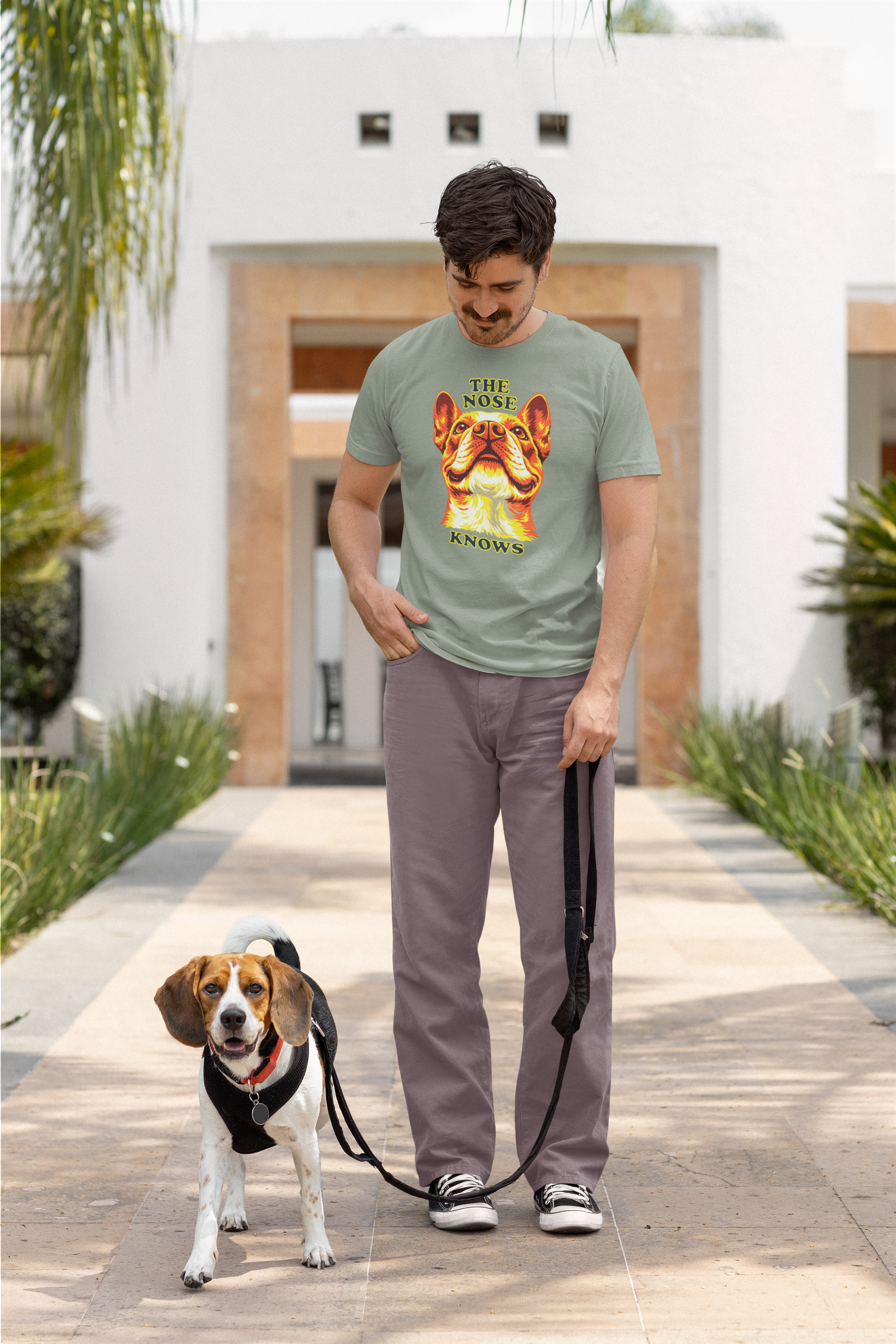 Frenchie Lovers T-Shirt - "The Nose Knows"