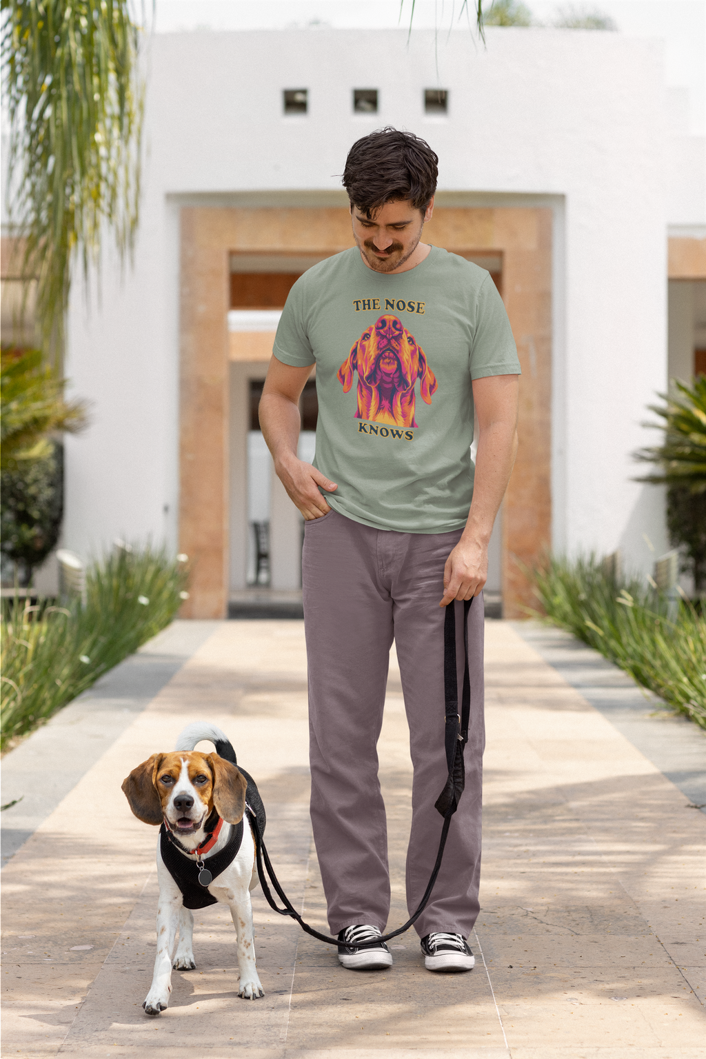 Great Dane Lovers T-Shirt - "The Nose Knows"