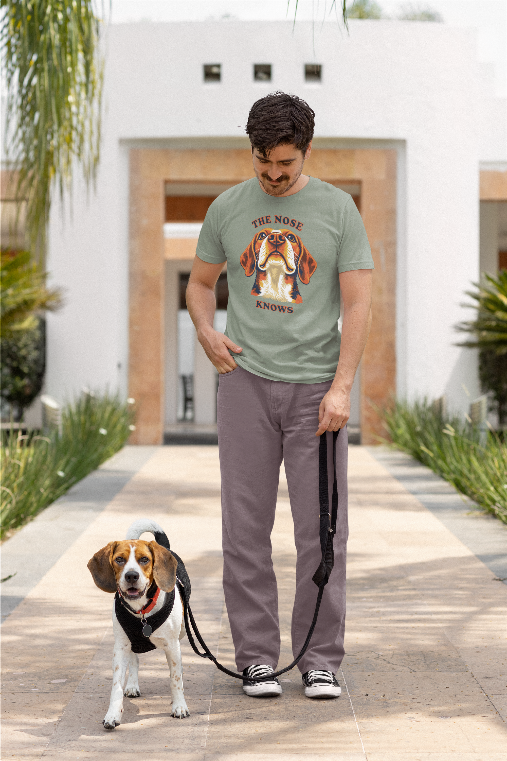 Beagle Lovers T-Shirt - "The Nose Knows"